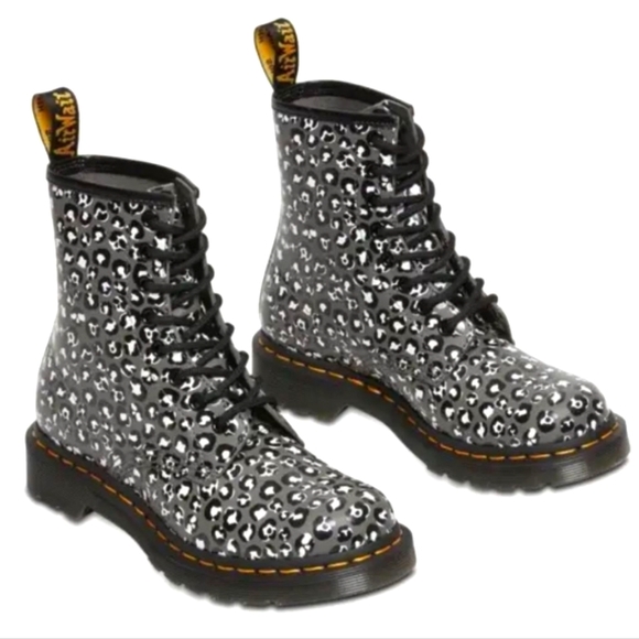 Dr. Martens Shoes - 1460 Smooth Leather Leopard Boot by DR. MARTENS size 7